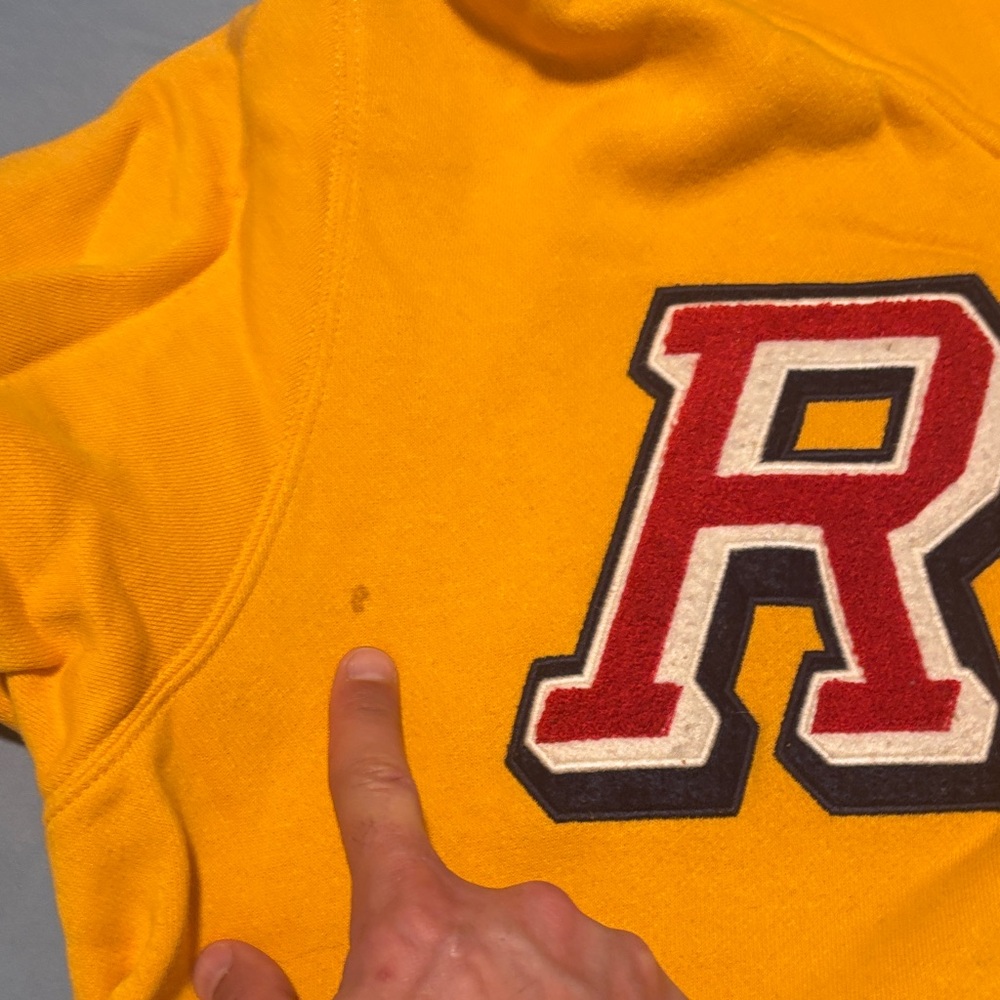 Yellow RL Zip-Up Hoodie - Picture 3 of 5